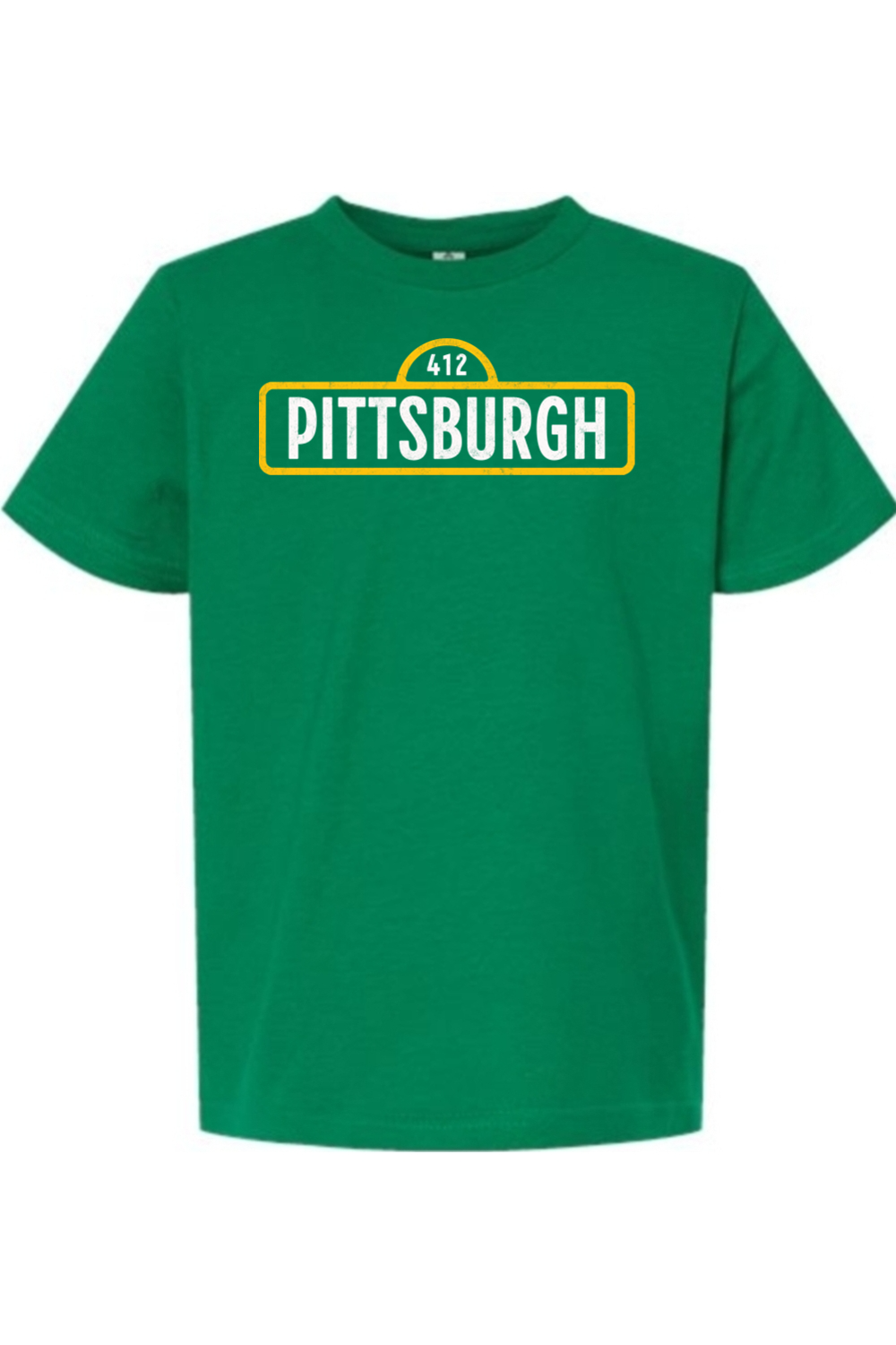 Pittsburgh Street - 412 - Kids Tee - Yinzylvania