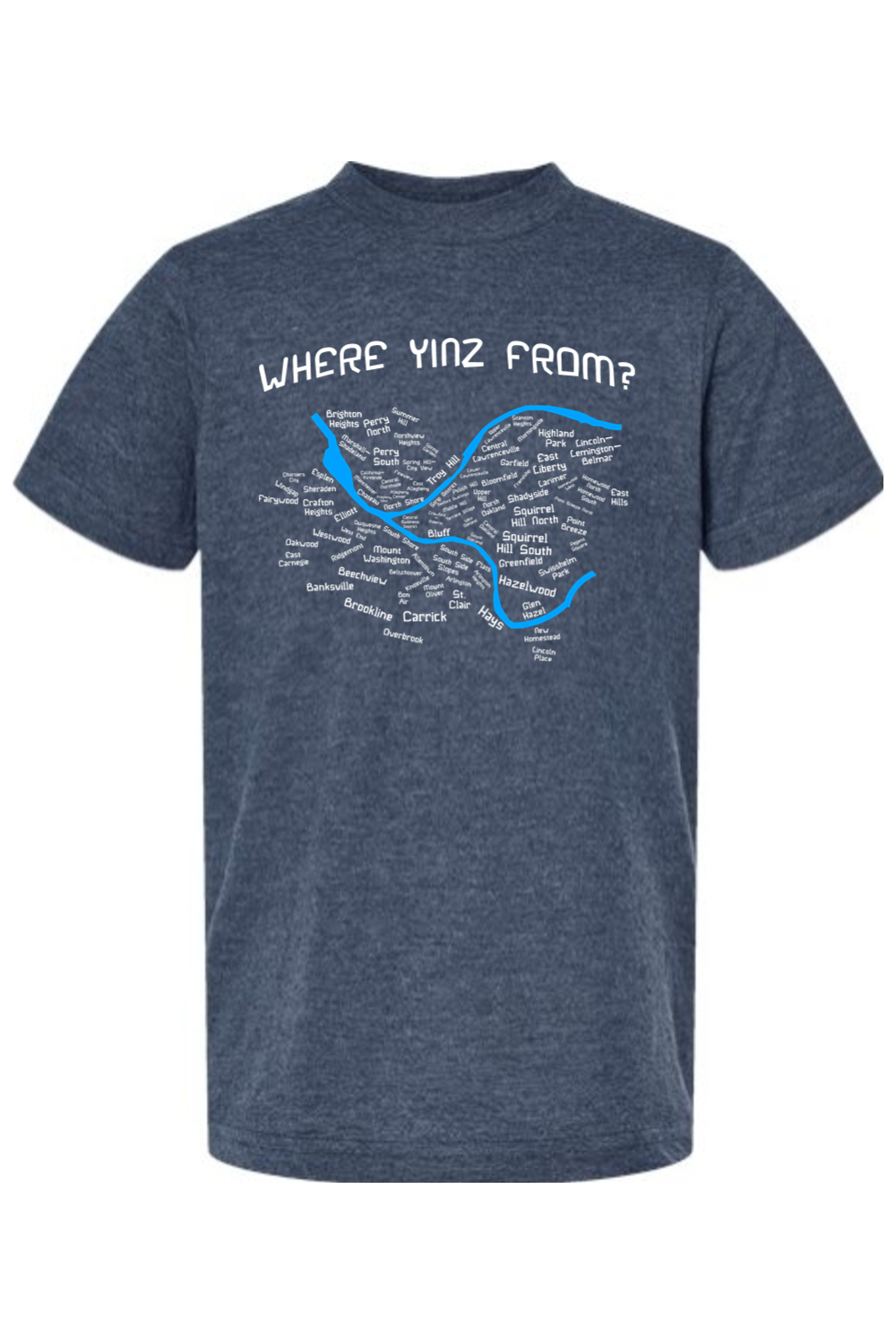 Where Yinz From? - Kids Tee - Yinzylvania