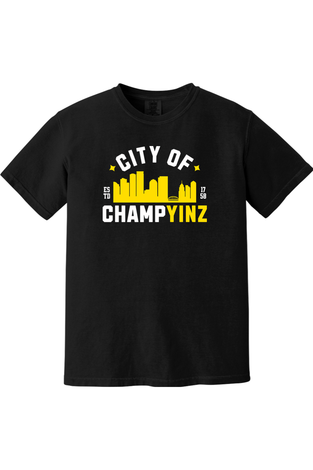 City of ChampYINZ - Comfort Colors Tee - Yinzylvania