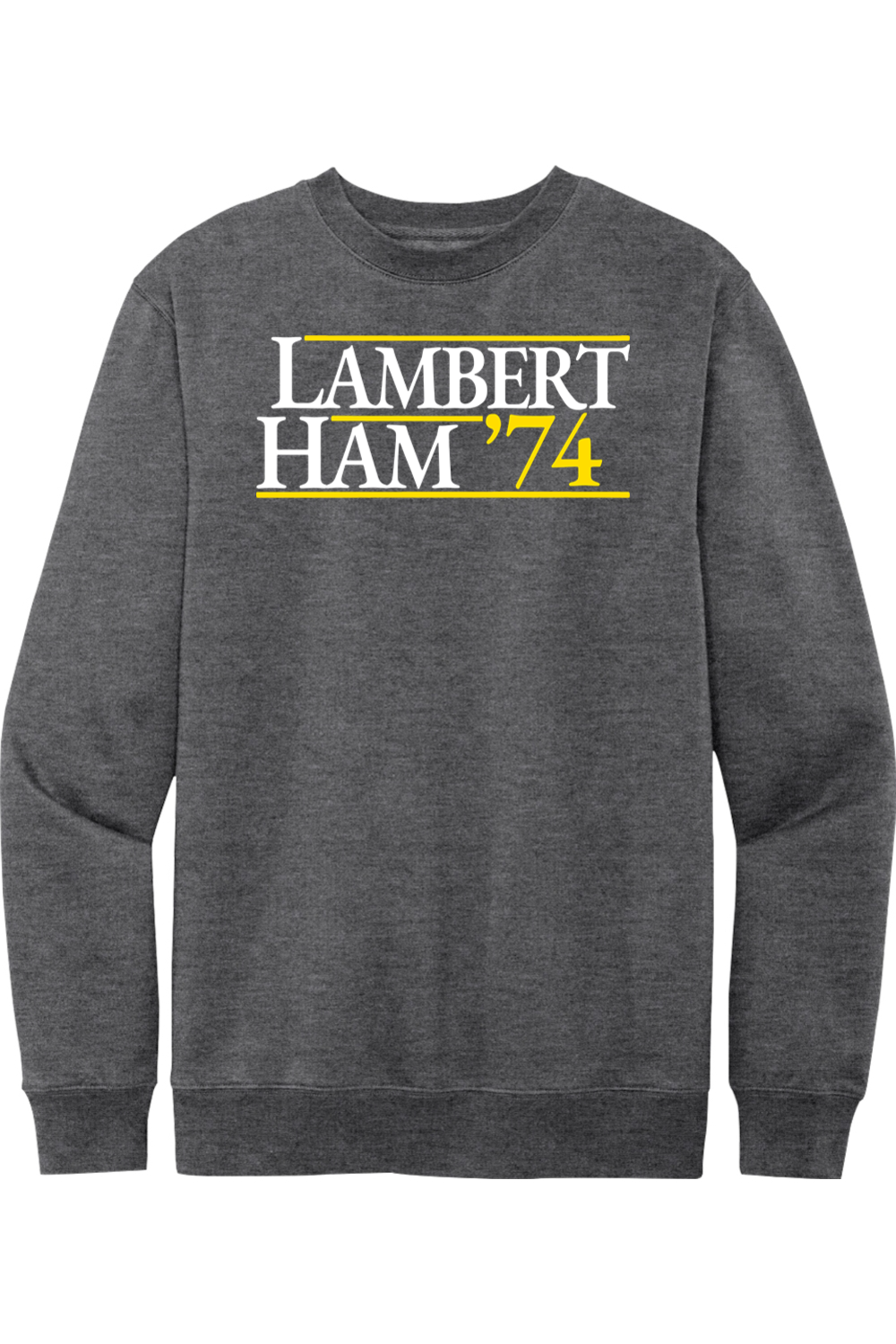 Lambert Ham '74 - Fleece Crewneck Sweatshirt - Yinzylvania