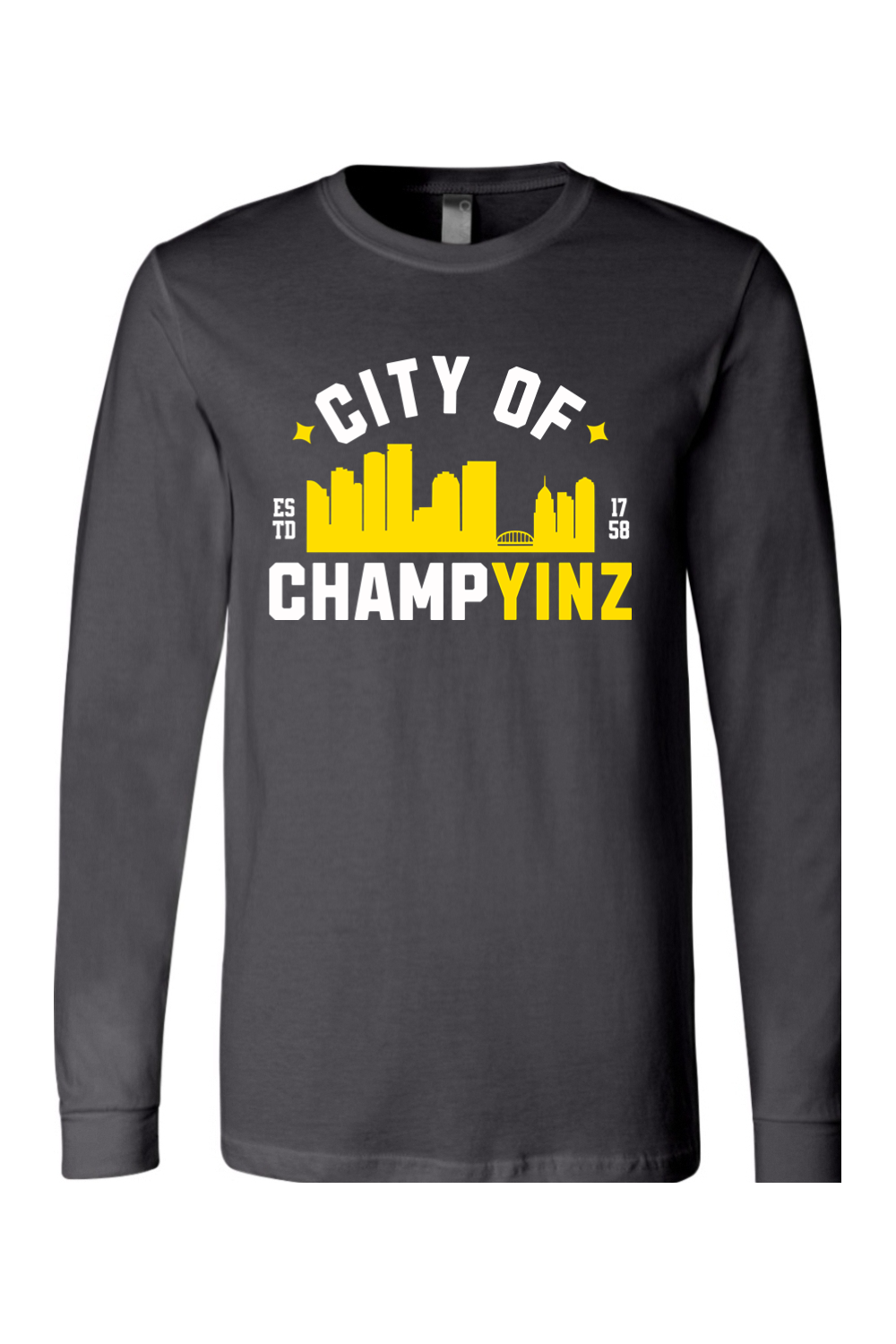 City of Champyinz Retro - Long Sleeve Tee - Yinzylvania