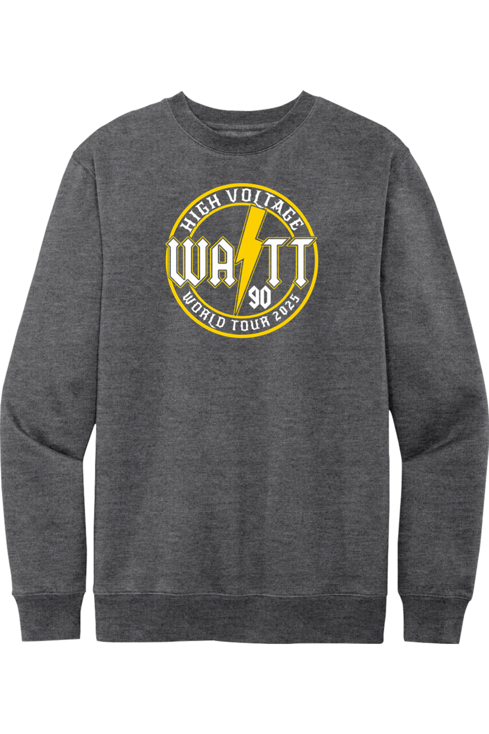 Watt - High Voltage 2025 World Tour - Crewneck Sweatshirt - Yinzylvania