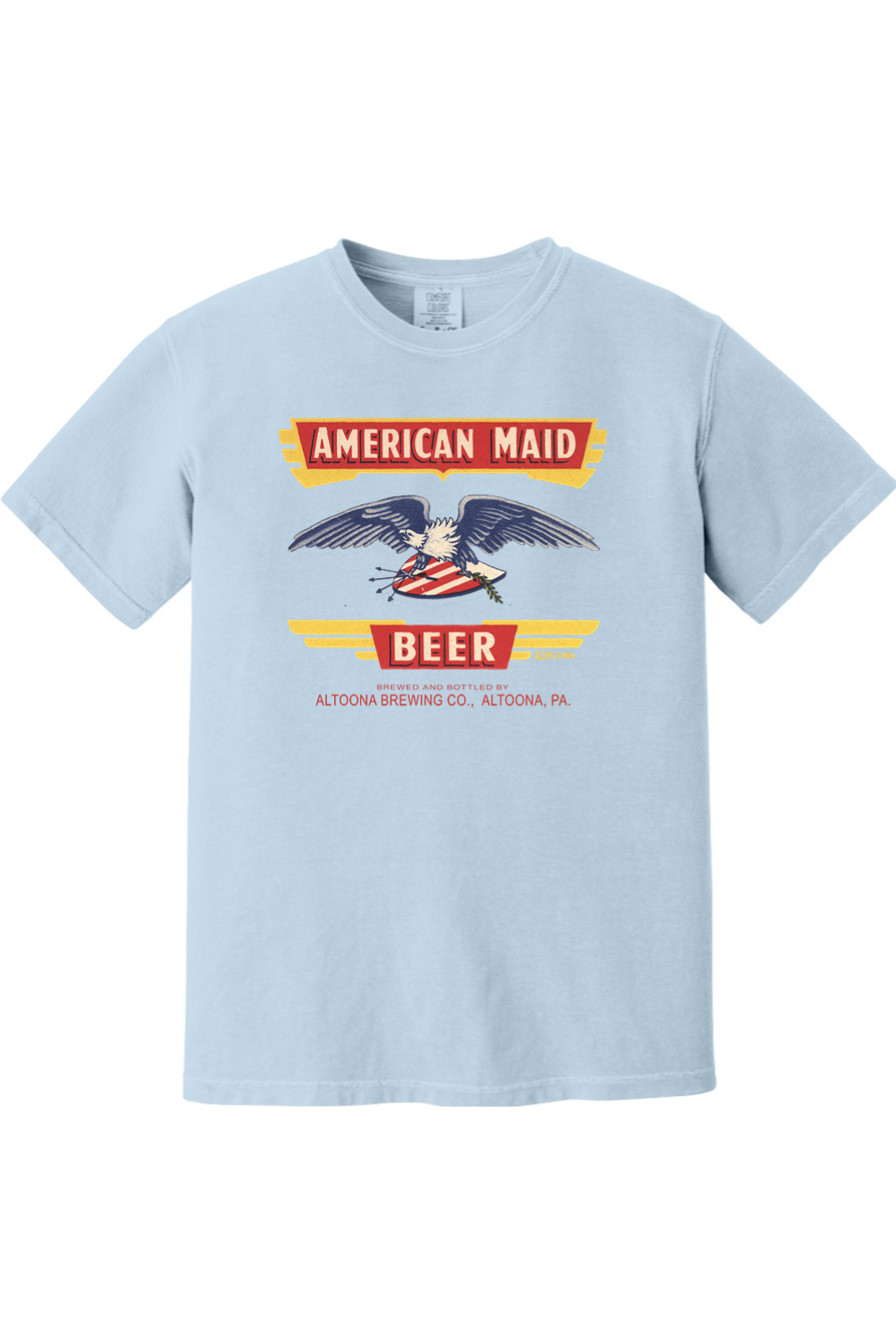 American Maid Beer - Altoona Brewing Co. - Comfort Colors Tee