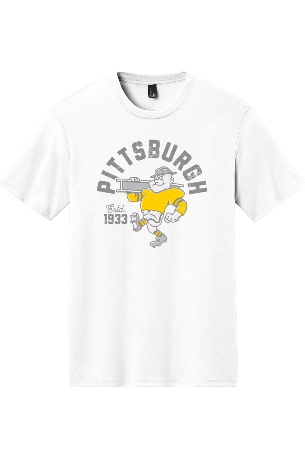 Pittsburgh Retro Steel Man - Triblend Tee - Yinzylvania