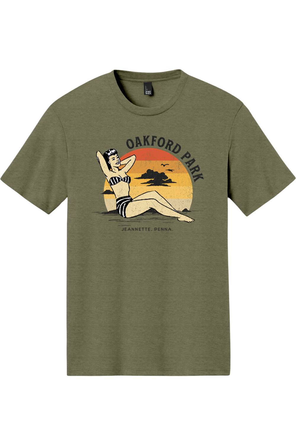 Oakford Park - Jeannette, PA - Triblend Tee - Yinzylvania