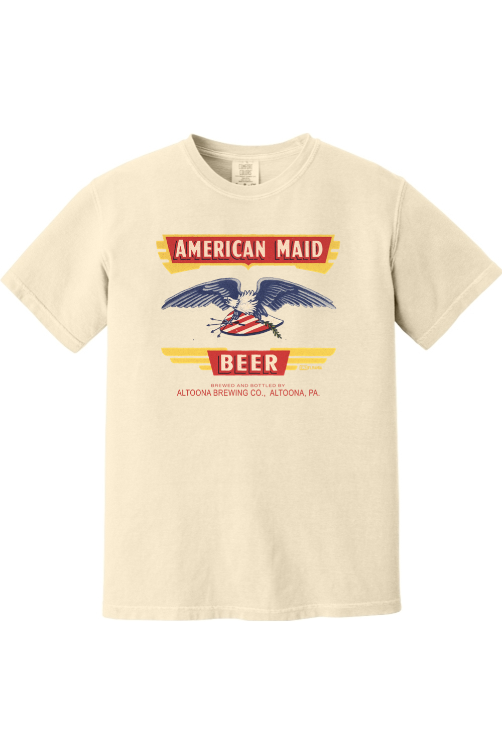 American Maid Beer - Altoona Brewing Co. - Comfort Colors Tee