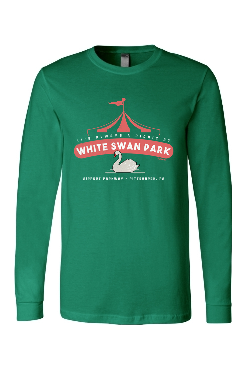 White Swan Park - Long Sleeve Tee - Yinzylvania