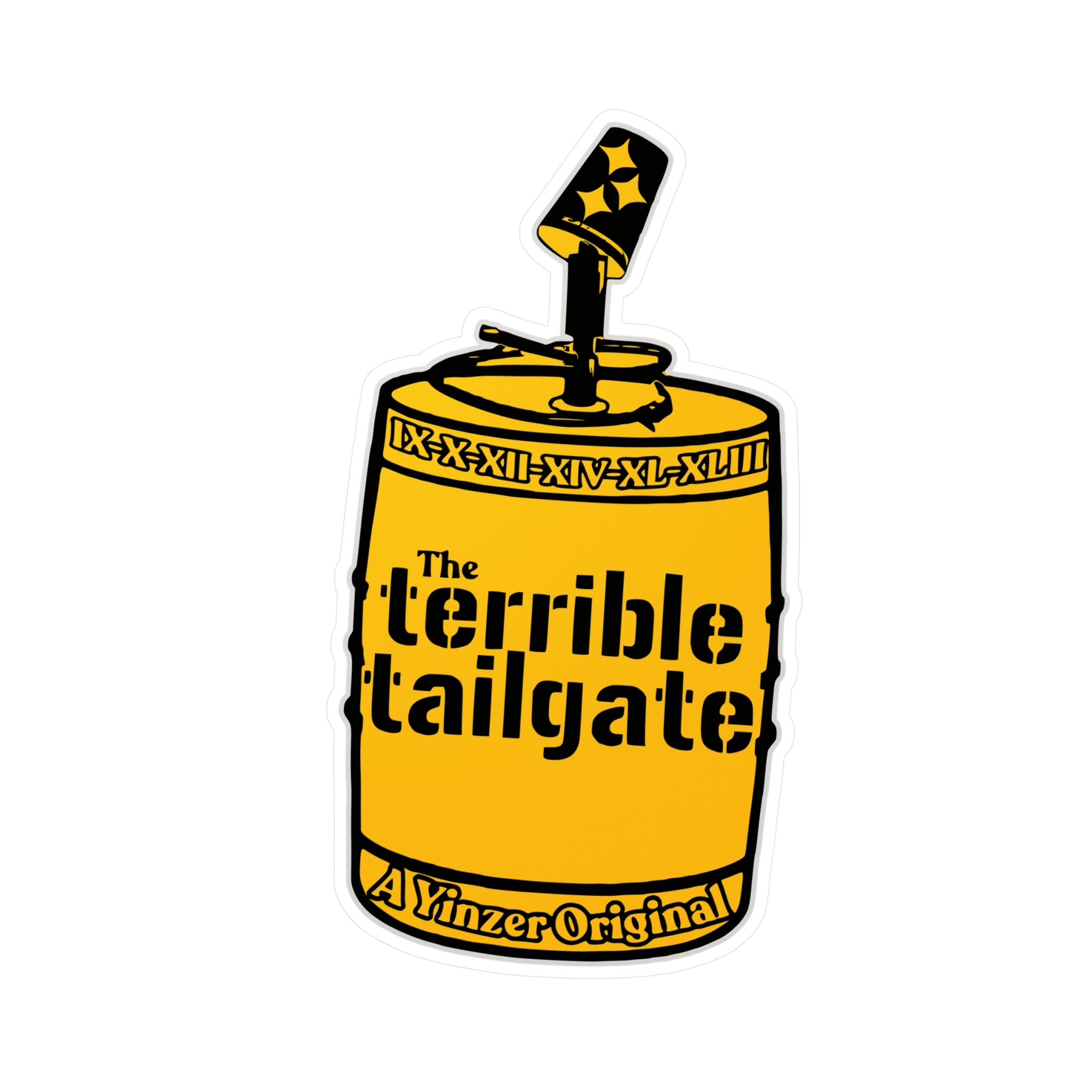 Terrible Tailgate - Kiss-Cut Vinyl Decals - Yinzylvania