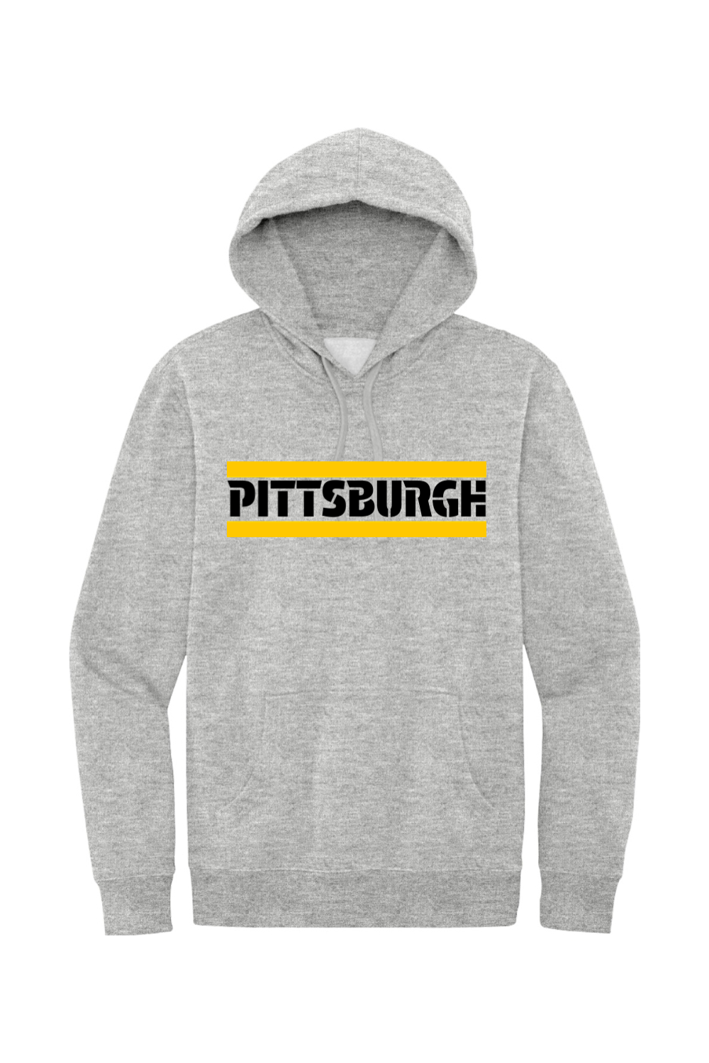 Pittsburgh Stripes - Fleece Hoodie - Yinzylvania