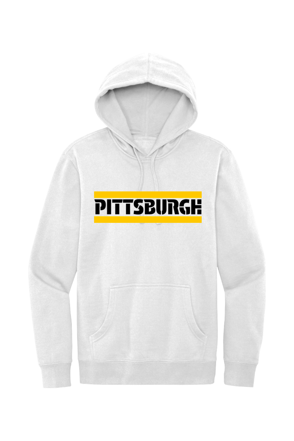 Pittsburgh Stripes - Fleece Hoodie - Yinzylvania