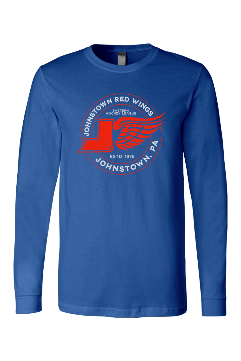 Johnstown Red Wings Hockey - Long Sleeve Tee - Yinzylvania