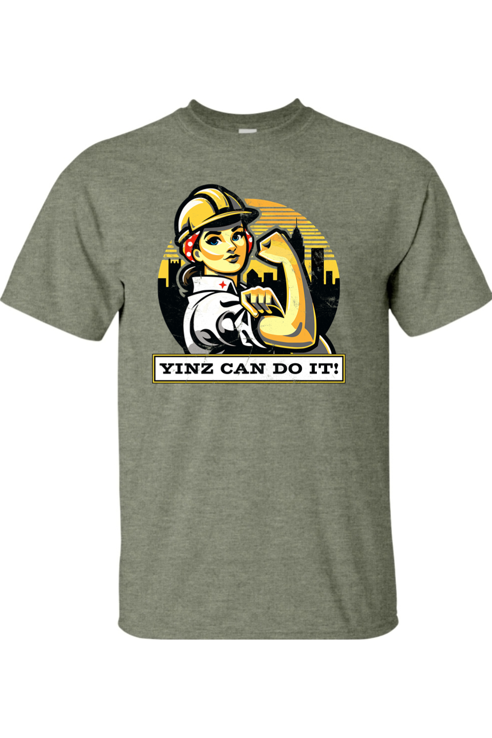 Rosie the Steel Worker - 4XL/5XL T-Shirt - Yinzylvania