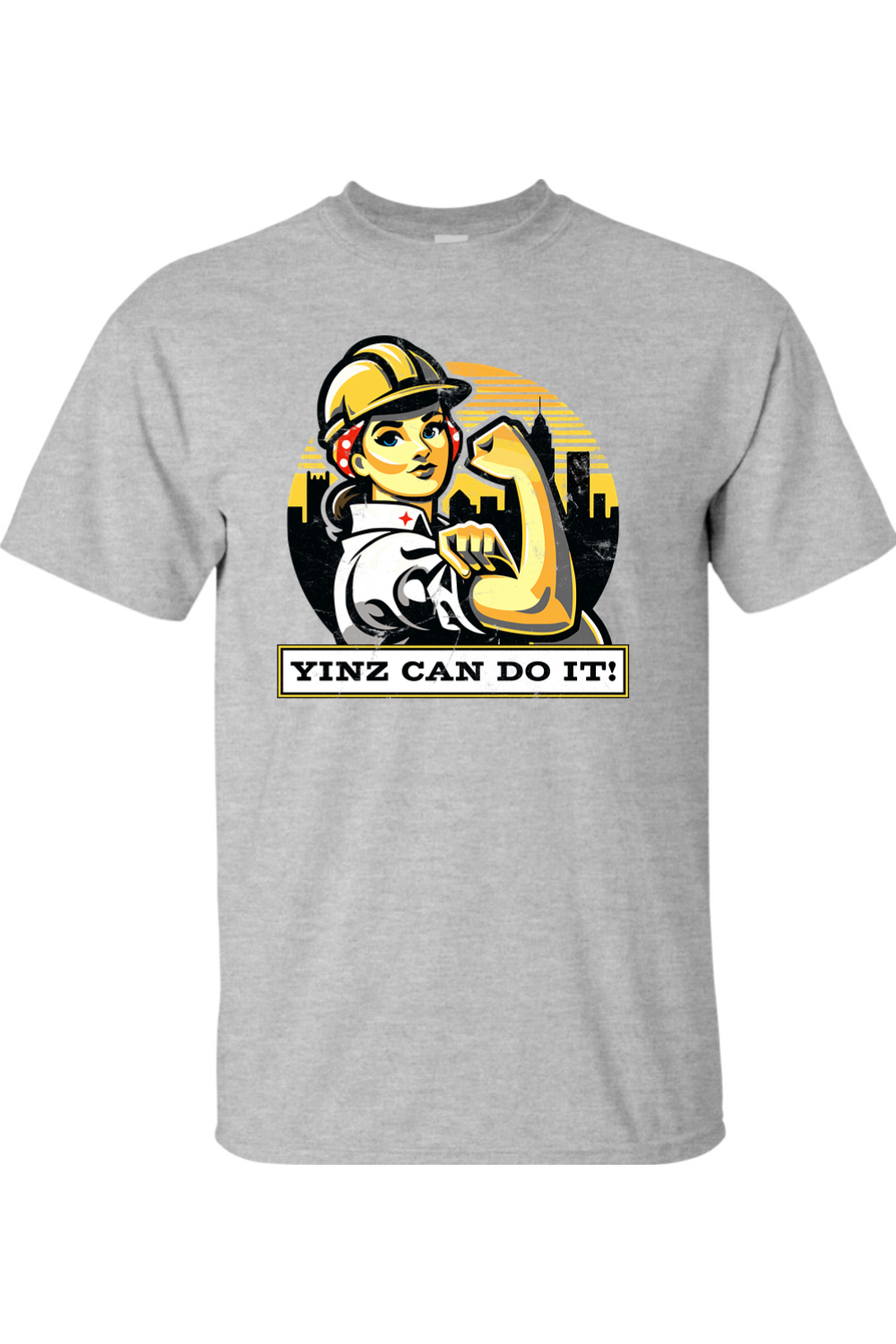 Rosie the Steel Worker - 4XL/5XL T-Shirt - Yinzylvania