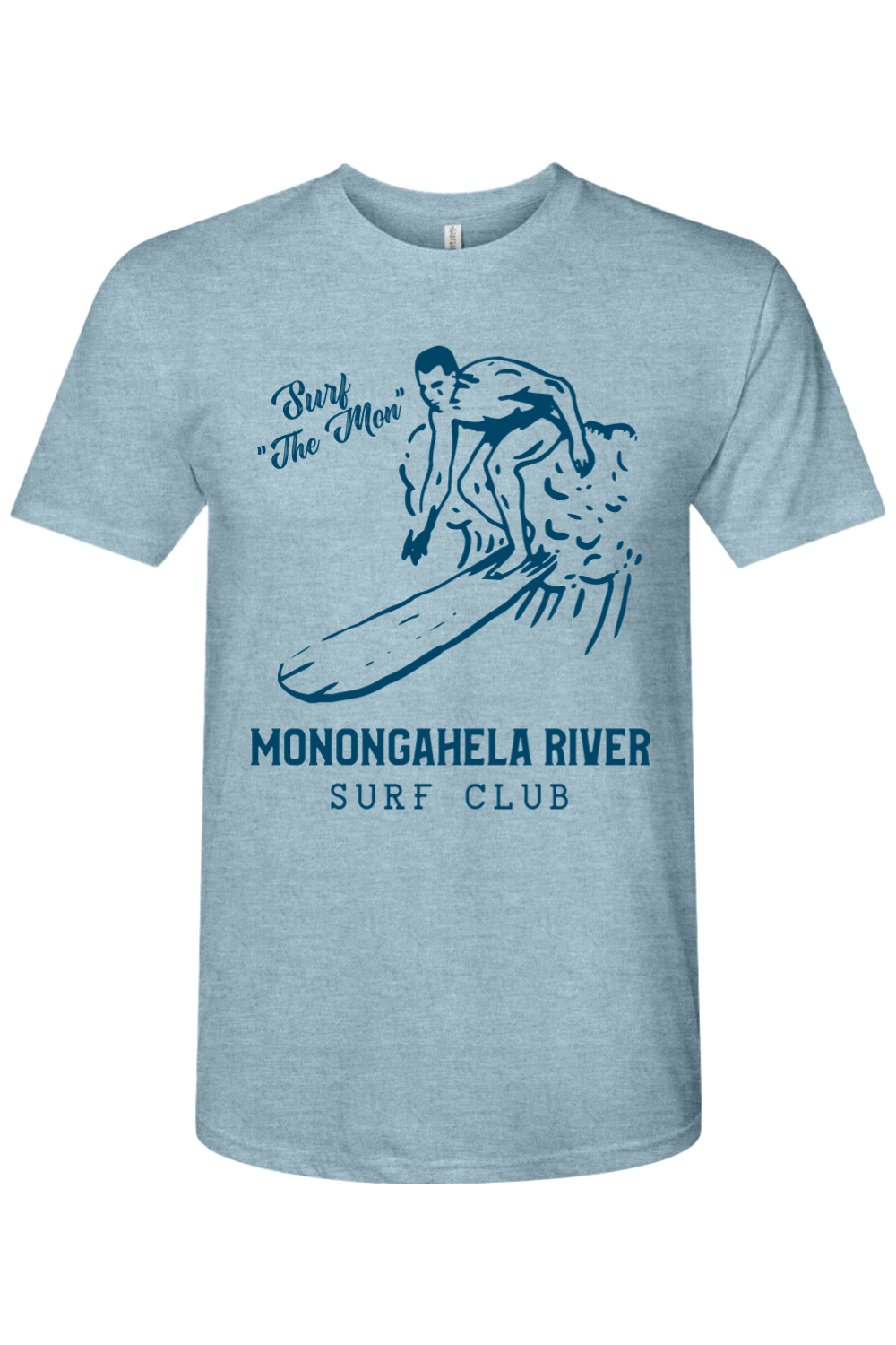 Monongahela River Surf Club - Triblend T-Shirt