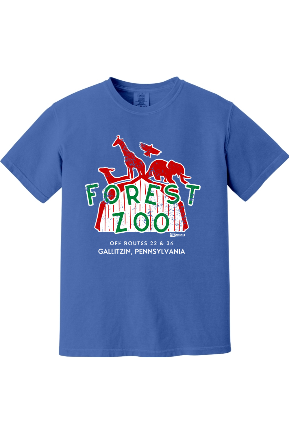 Forest Zoo - Gallitzin, PA - Comfort Colors Tee