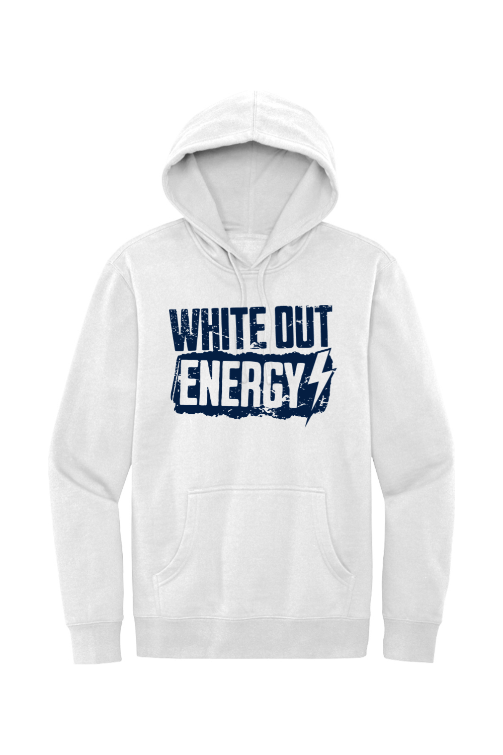 White Out Energy - Fleece Hoodie - Yinzylvania