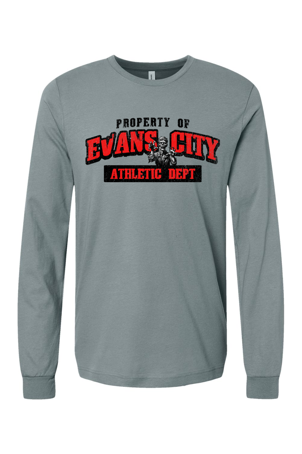 Property of Evans City Athletic Dept. - Long Sleeve Tee - Yinzylvania