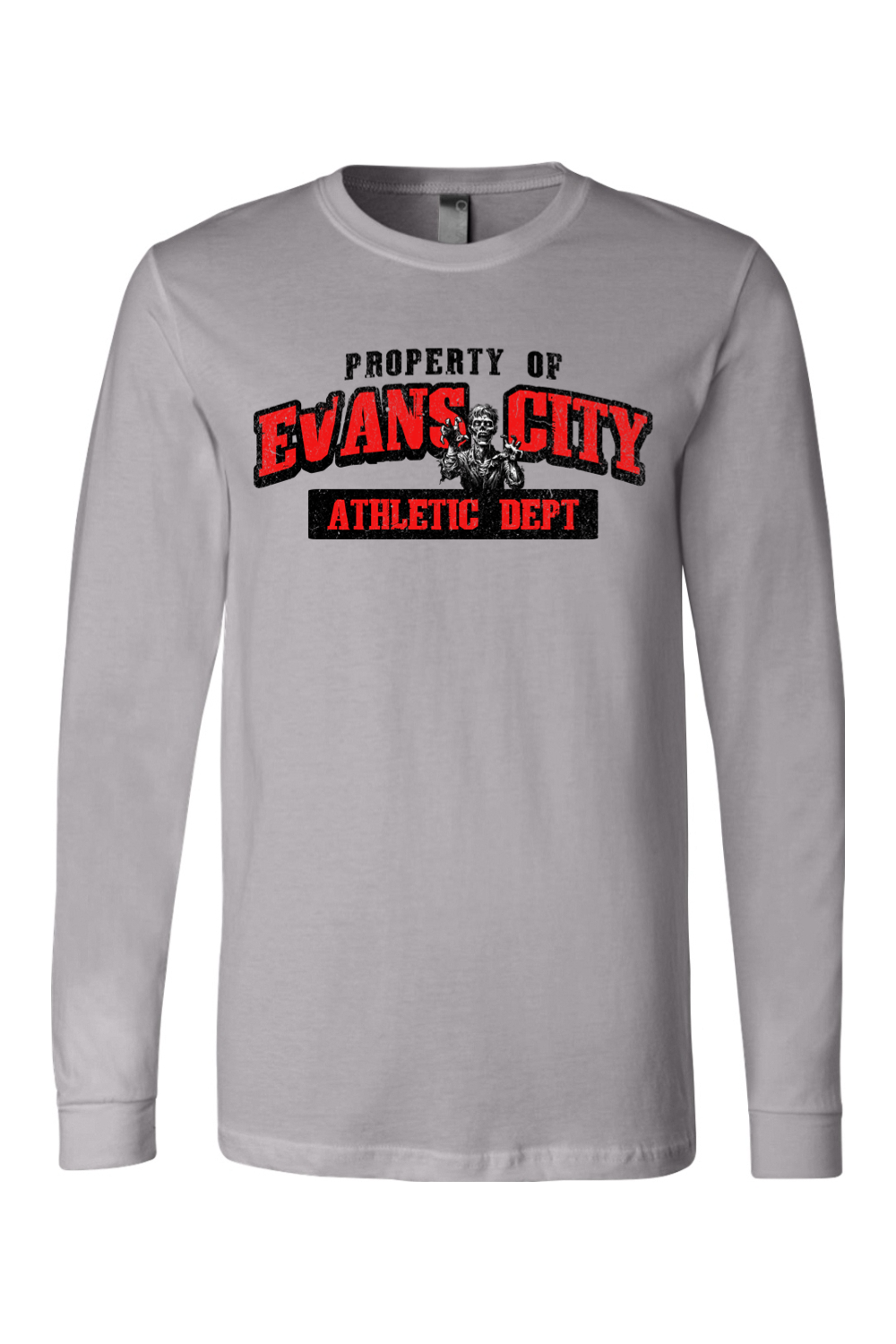 Property of Evans City Athletic Dept. - Long Sleeve Tee - Yinzylvania