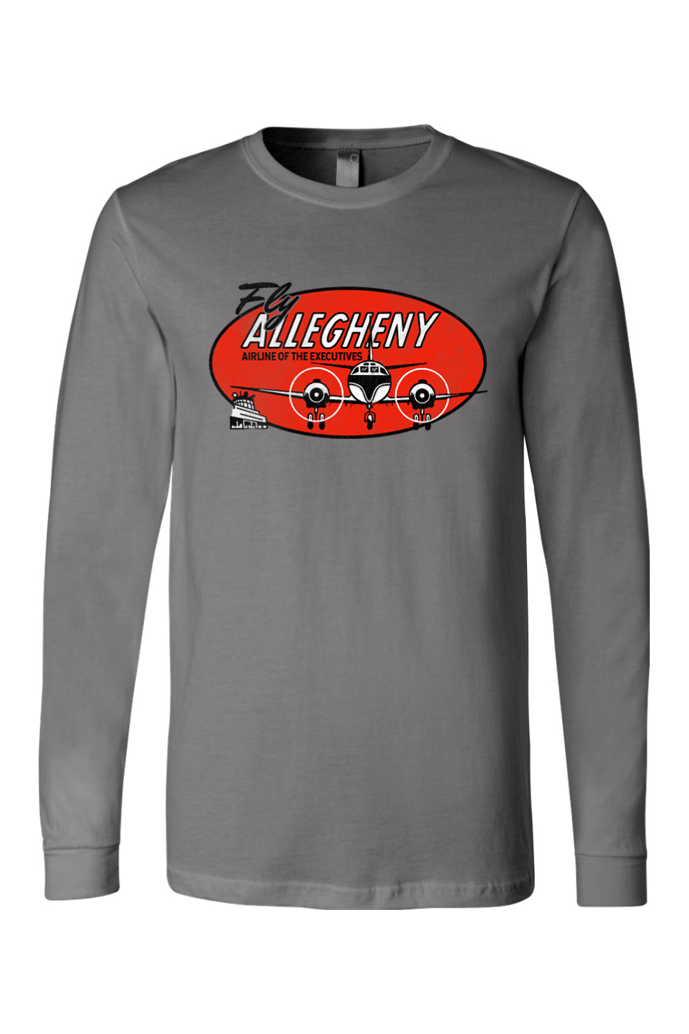 Allegheny Airlines - Long Sleeve Tee - Yinzylvania