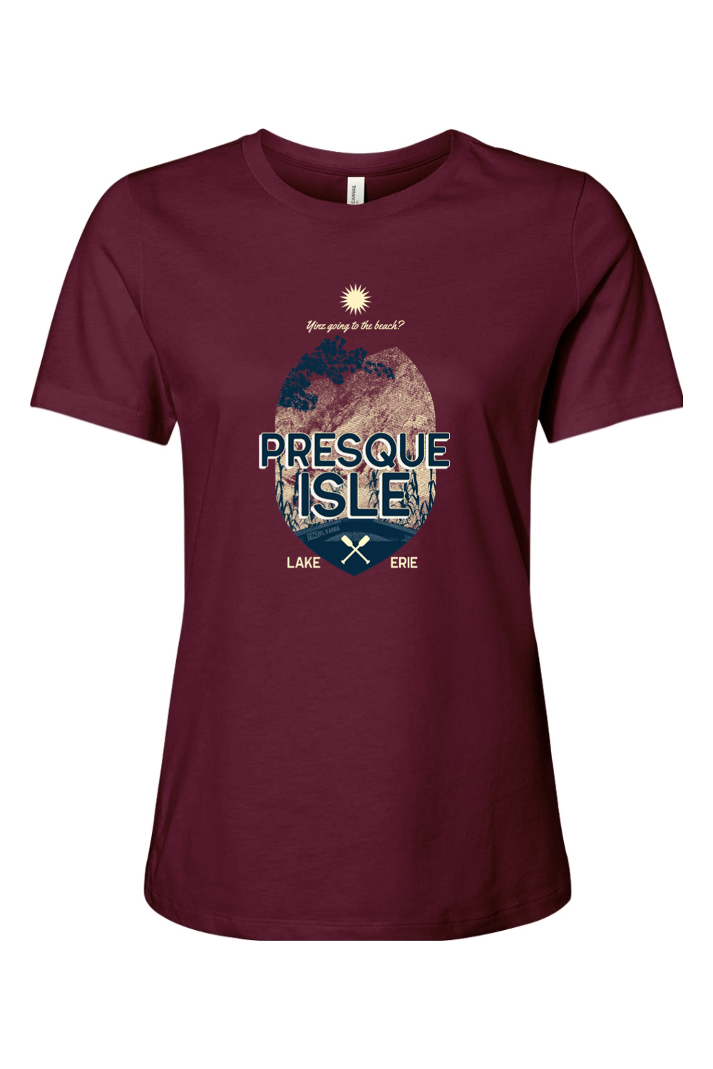 Presque Isle - Lake Erie, PA - Ladies Tee - Yinzylvania