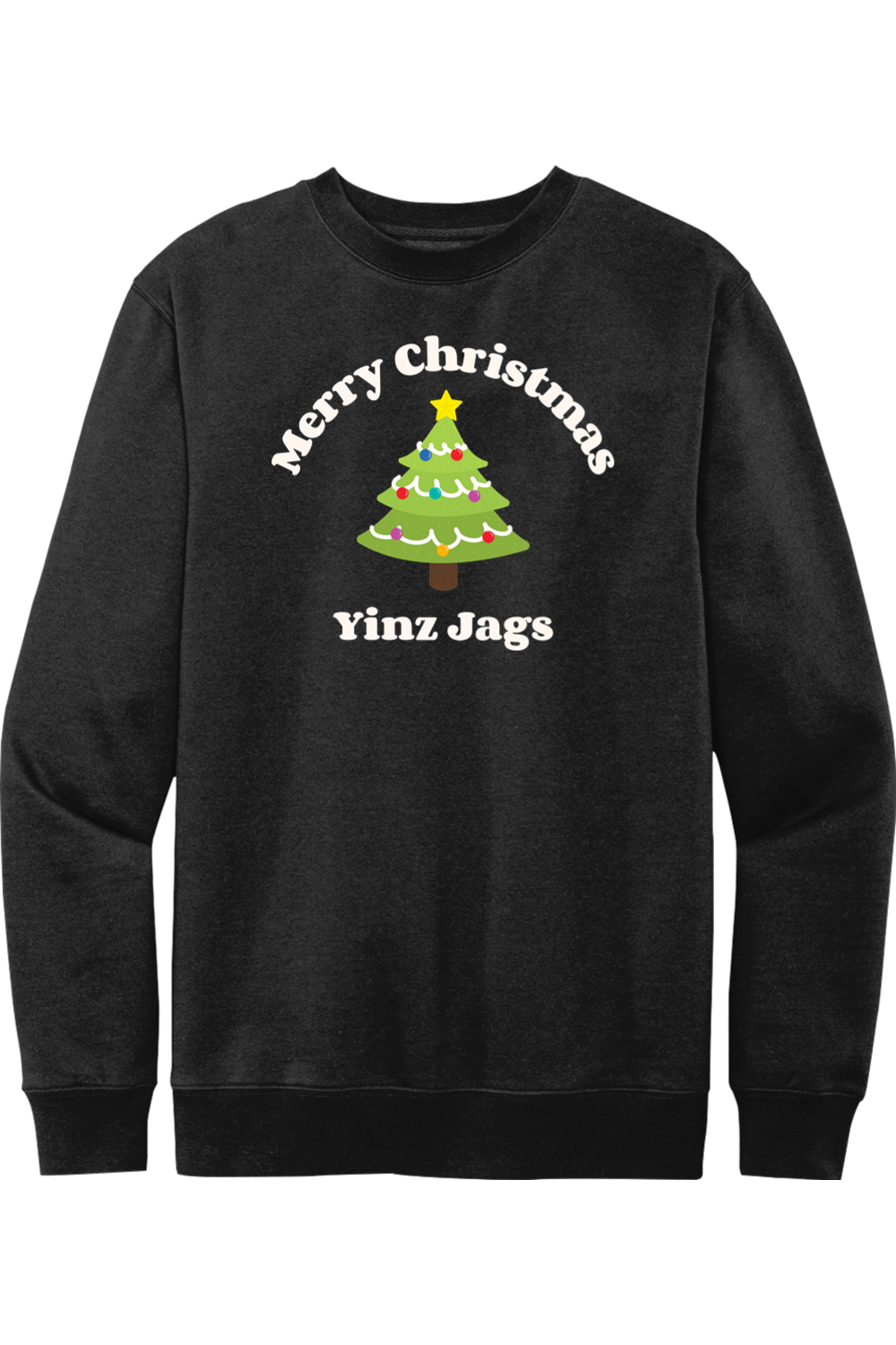 Merry Christmas Yinz Jags - Crewneck Sweatshirt