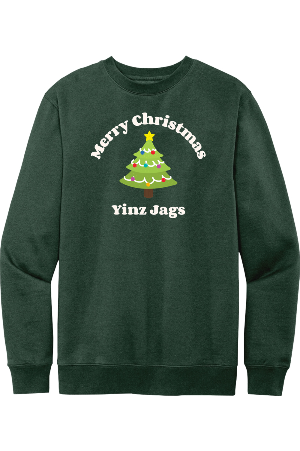 Merry Christmas Yinz Jags - Crewneck Sweatshirt