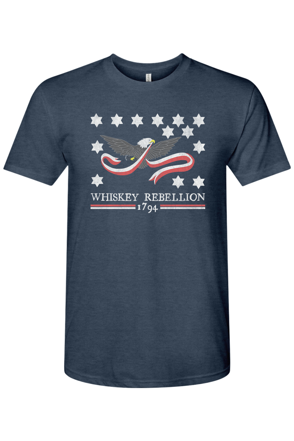 Whiskey Rebellion Flag - Triblend T-Shirt