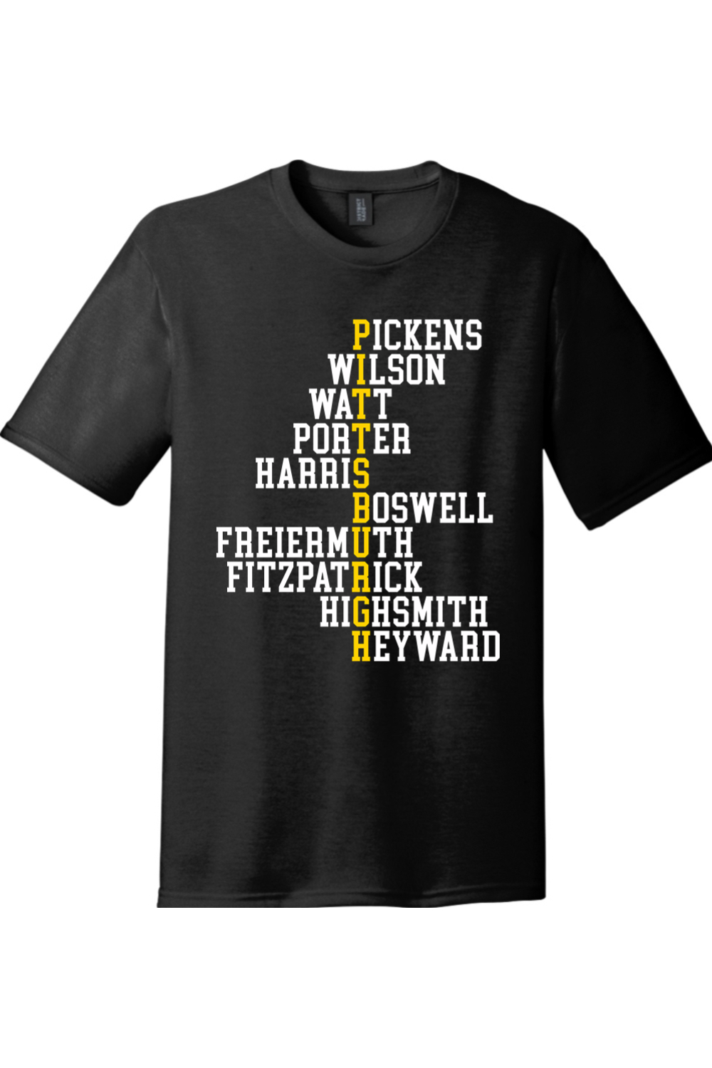 Pittsburgh Football Names - Tri-Blend Tee