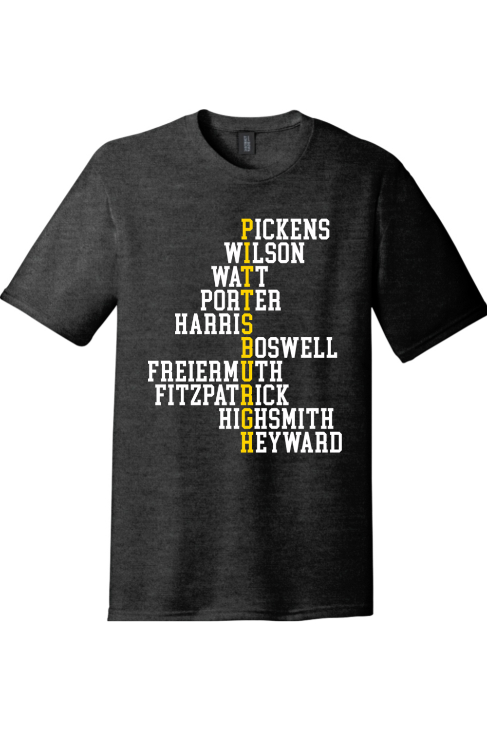 Pittsburgh Football Names - Tri-Blend Tee