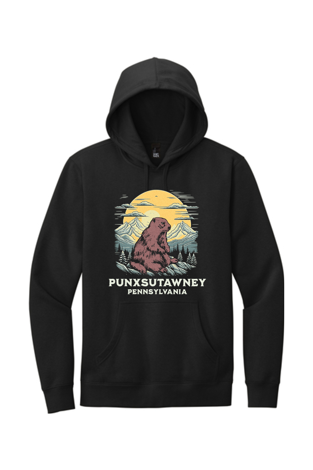 Punxsutawney Pennsylvania - Fleece Hoodie