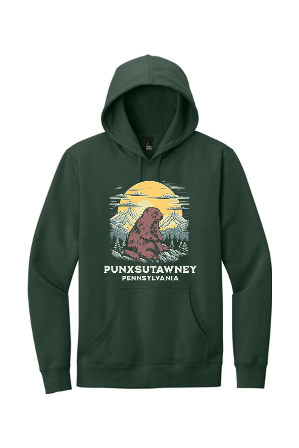 Punxsutawney Pennsylvania - Fleece Hoodie