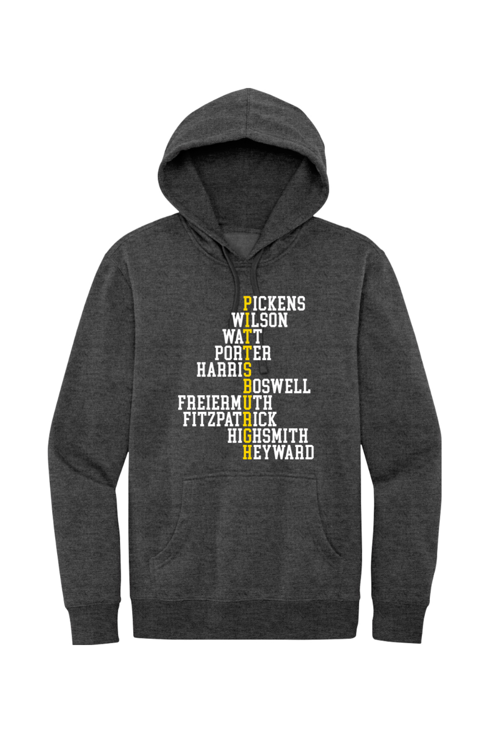 Pittsburgh Football Names - Fleece Hoodie