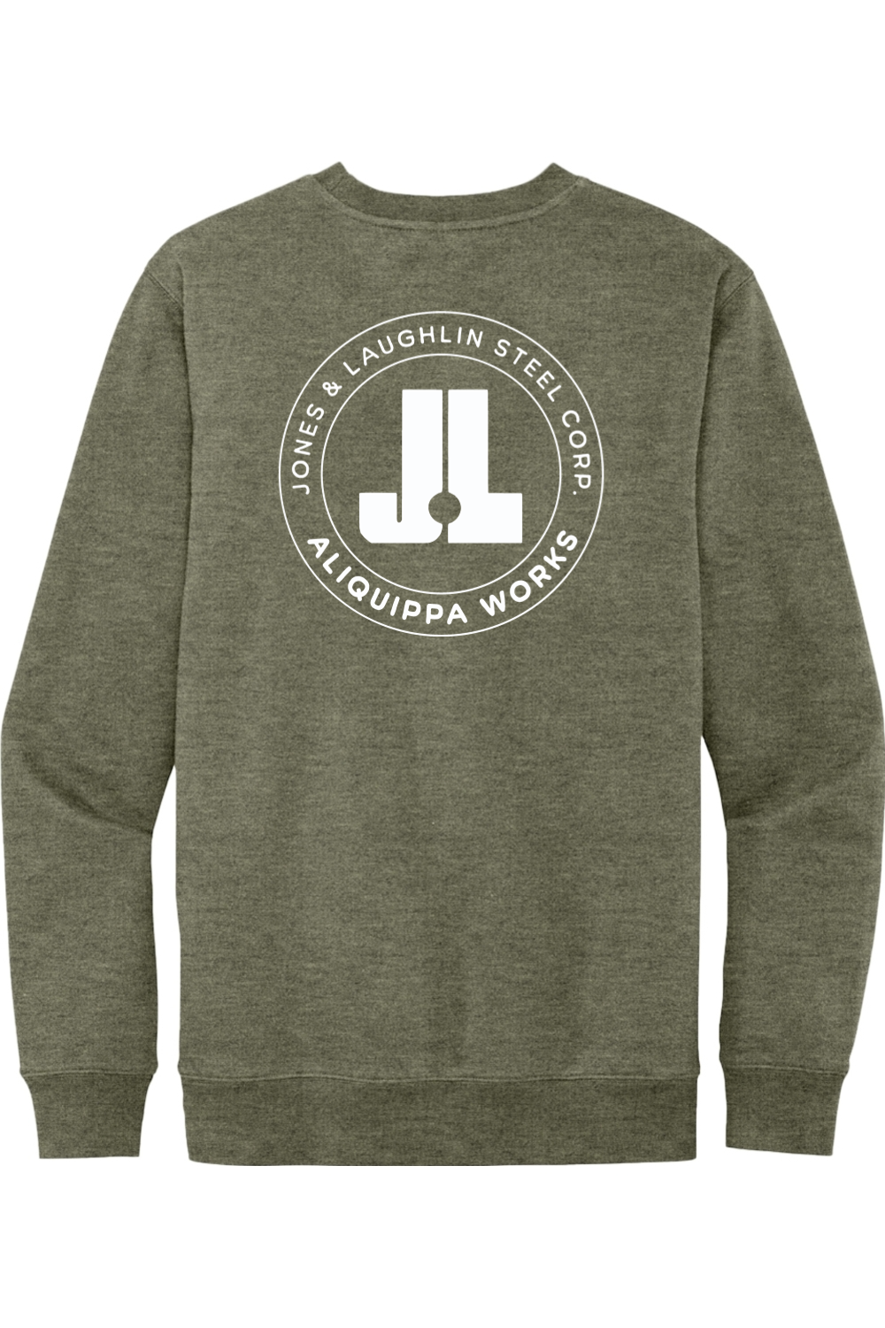 J&L Steel - Aliquippa Works - Front/Back - Crewneck Sweatshirt