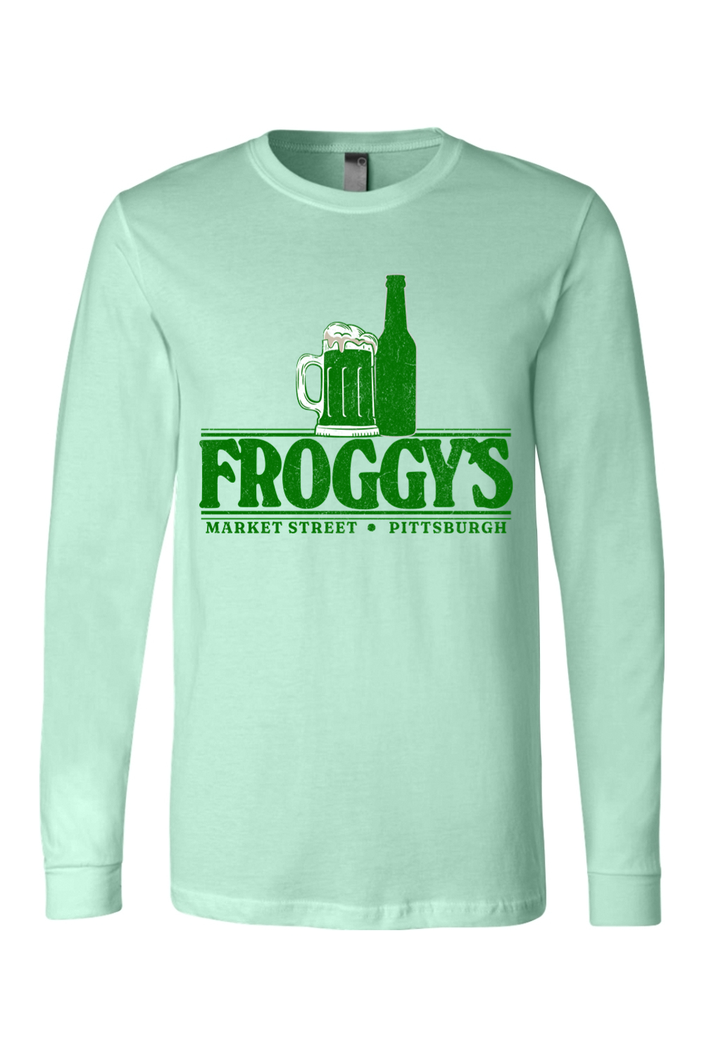 Froggy's - Market Street - Pittsburgh - Long Sleeve Tee - Yinzylvania