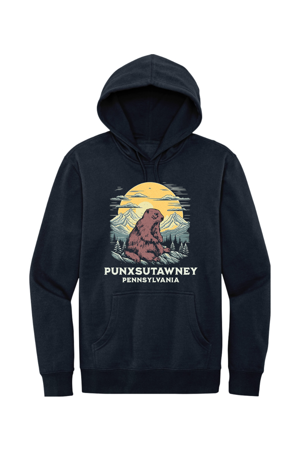 Punxsutawney Pennsylvania - Fleece Hoodie