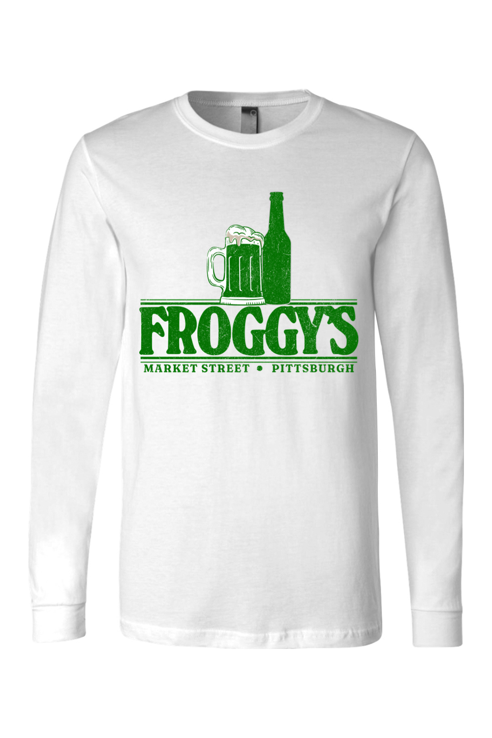 Froggy's - Market Street - Pittsburgh - Long Sleeve Tee - Yinzylvania