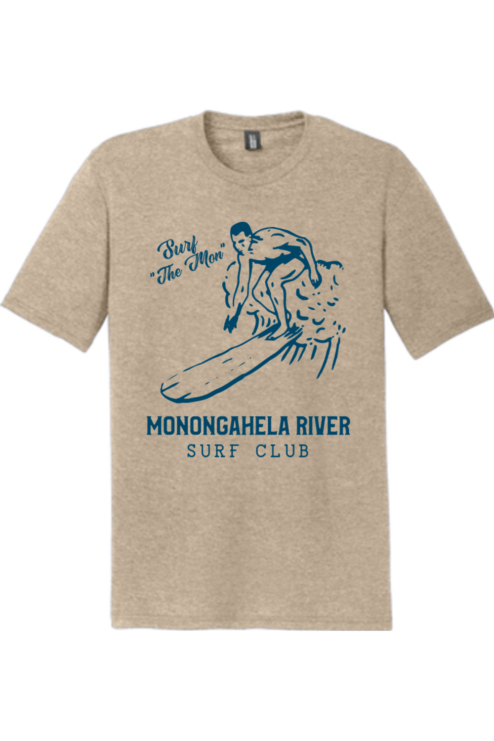 Monongahela River Surf Club - Tri-Blend Tee - Yinzylvania