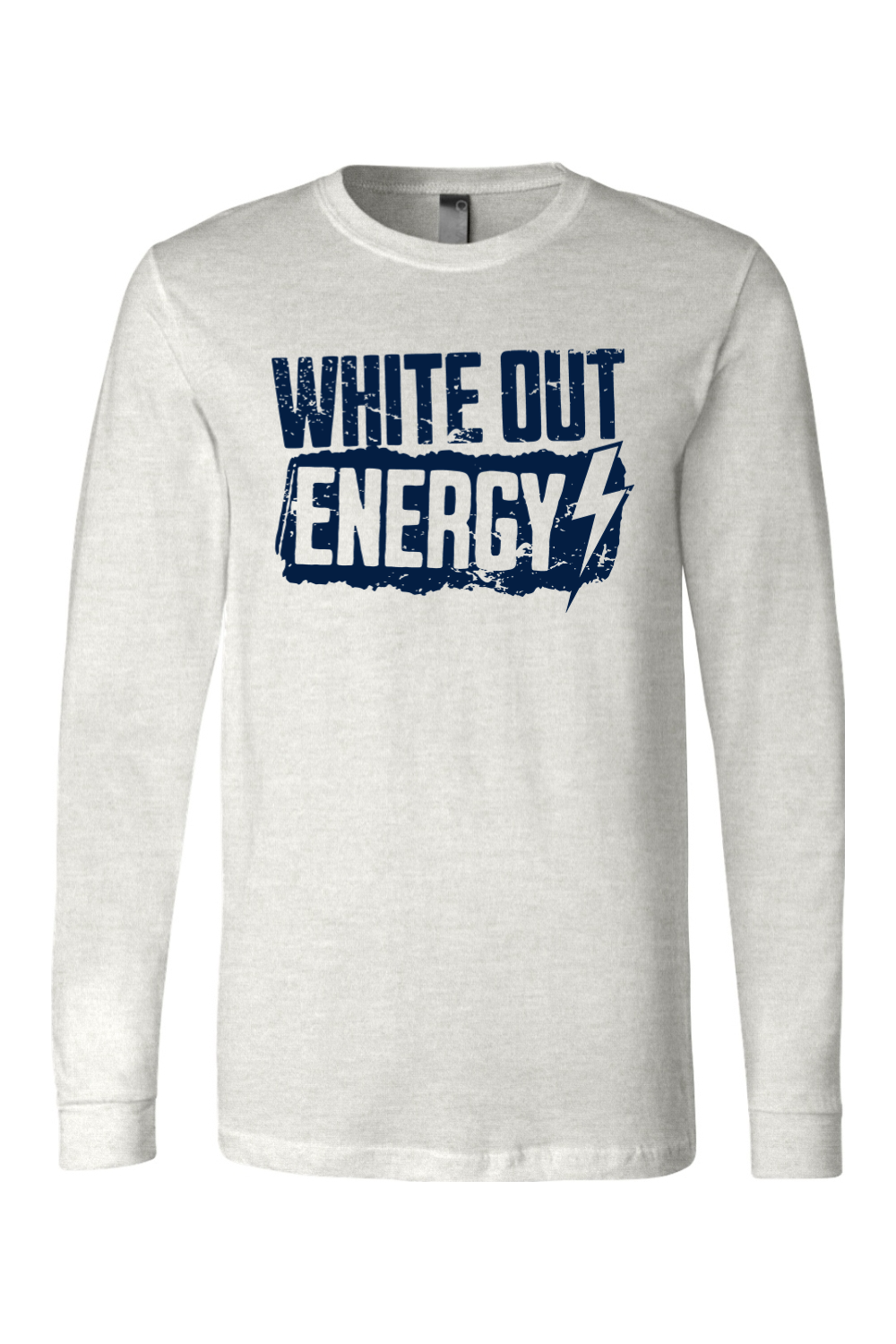 White Out Energy - Long Sleeve Tee - Yinzylvania