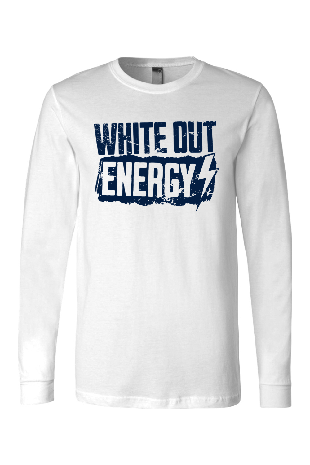 White Out Energy - Long Sleeve Tee - Yinzylvania