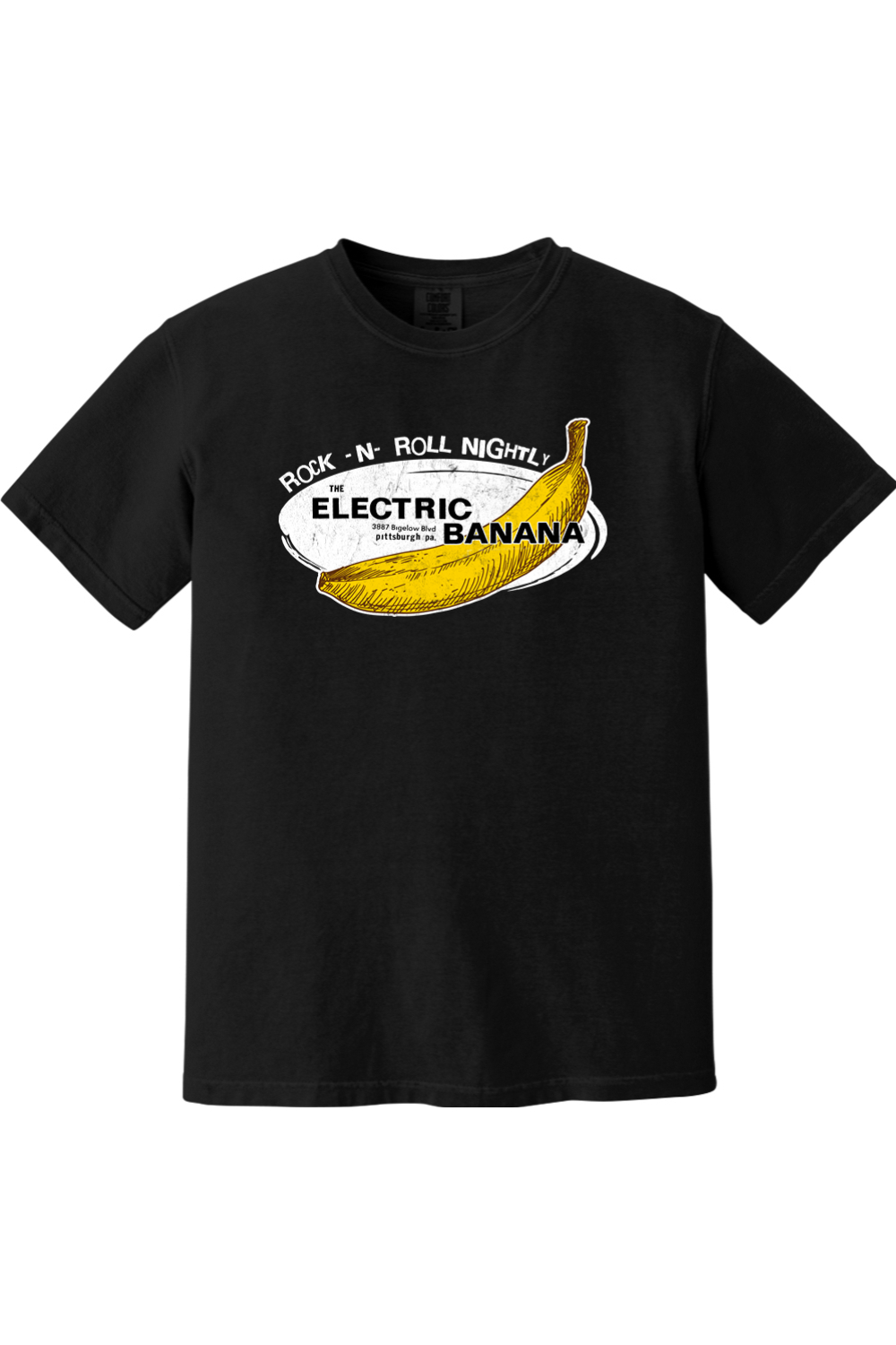 Electric Banana - Pittsburgh, PA - Comfort Colors 100% Cotton Tee