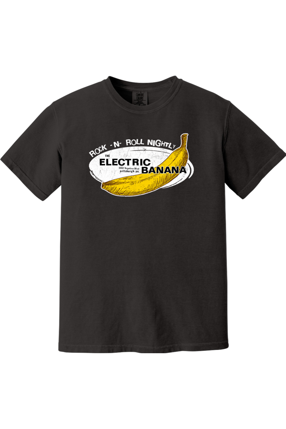 Electric Banana - Pittsburgh, PA - Comfort Colors 100% Cotton Tee