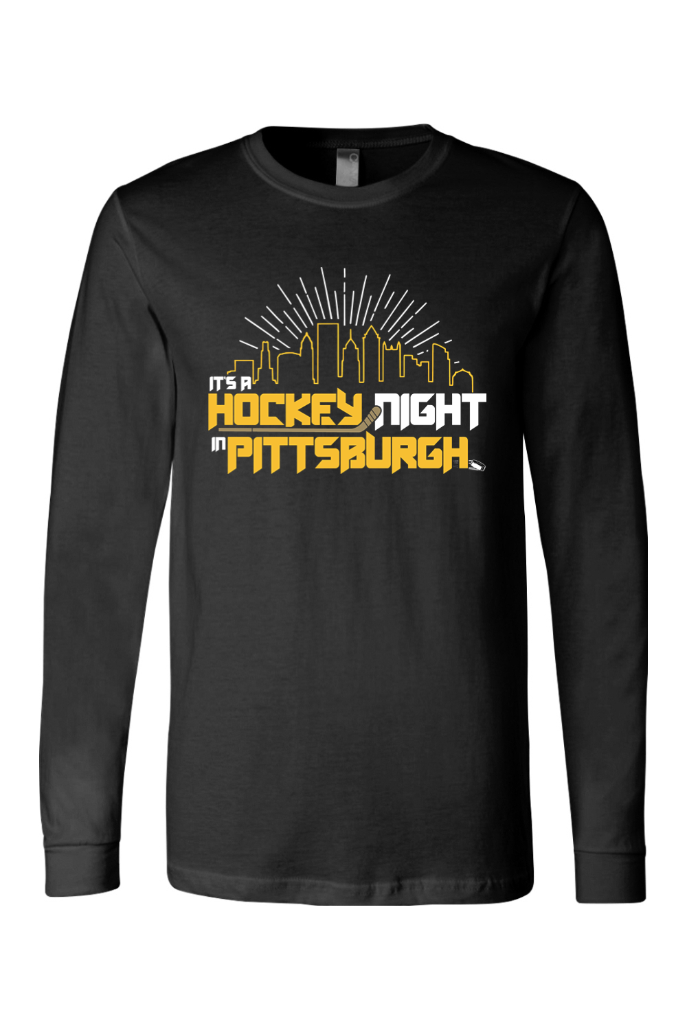 It's a Hockey Night in Pittsburgh - Long Sleeve Tee - Yinzylvania