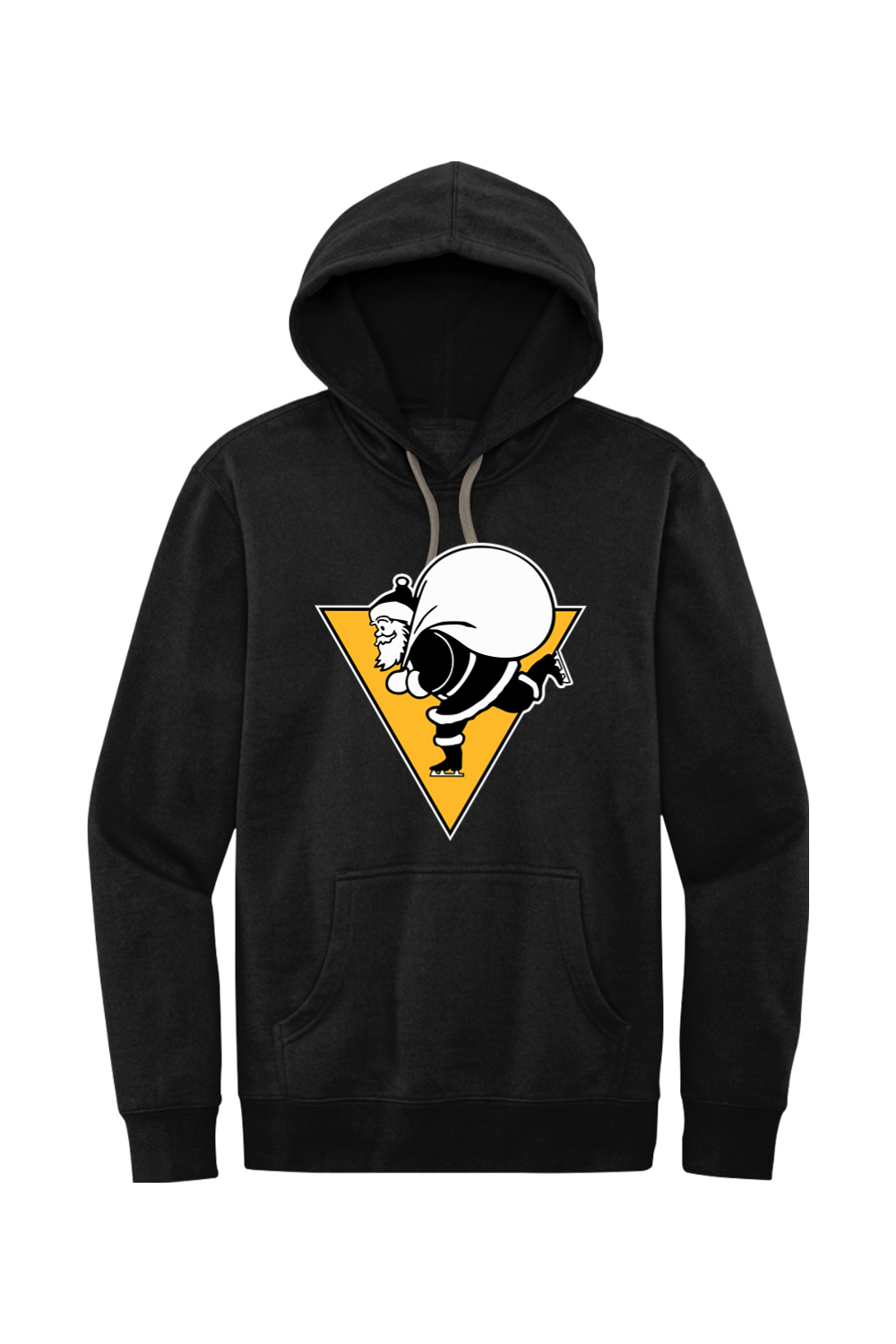 Santa Skates - Fleece Hoodie - Yinzylvania