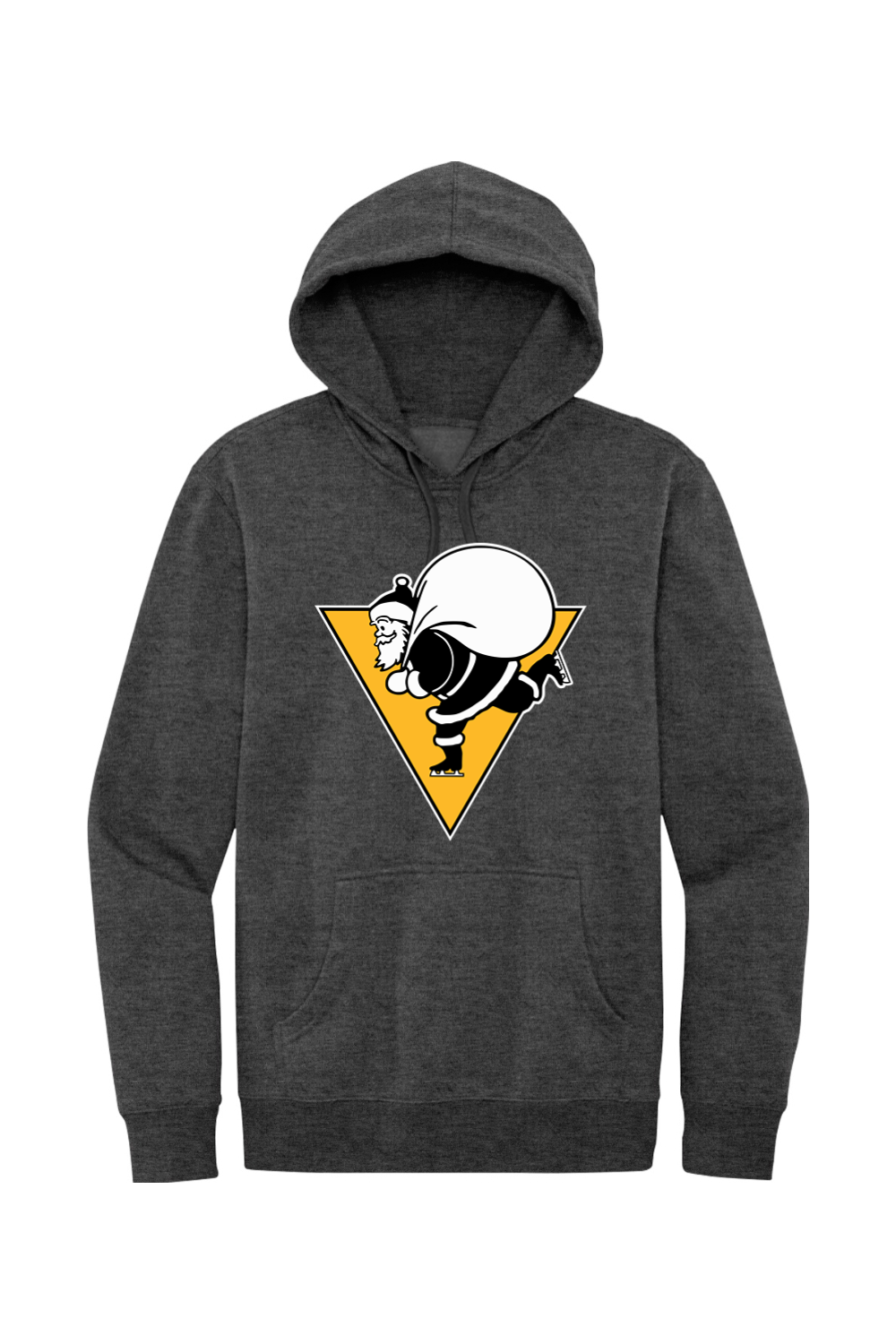 Santa Skates - Fleece Hoodie - Yinzylvania