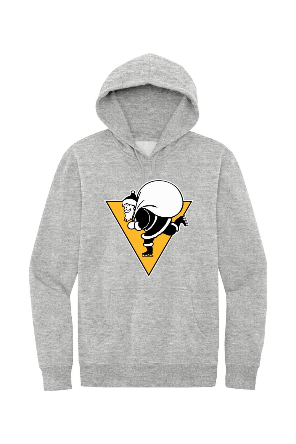 Santa Skates - Fleece Hoodie - Yinzylvania