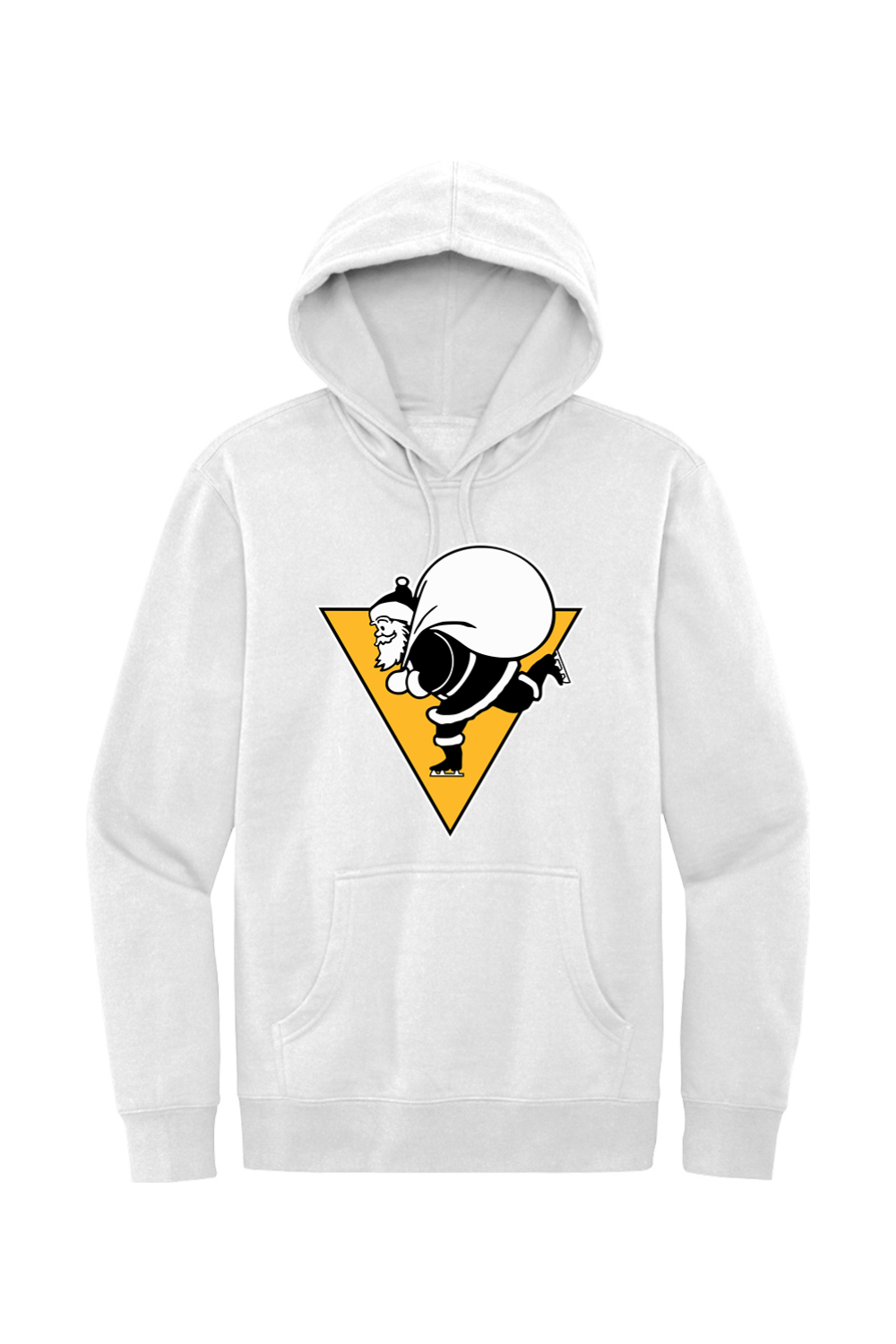 Santa Skates - Fleece Hoodie - Yinzylvania