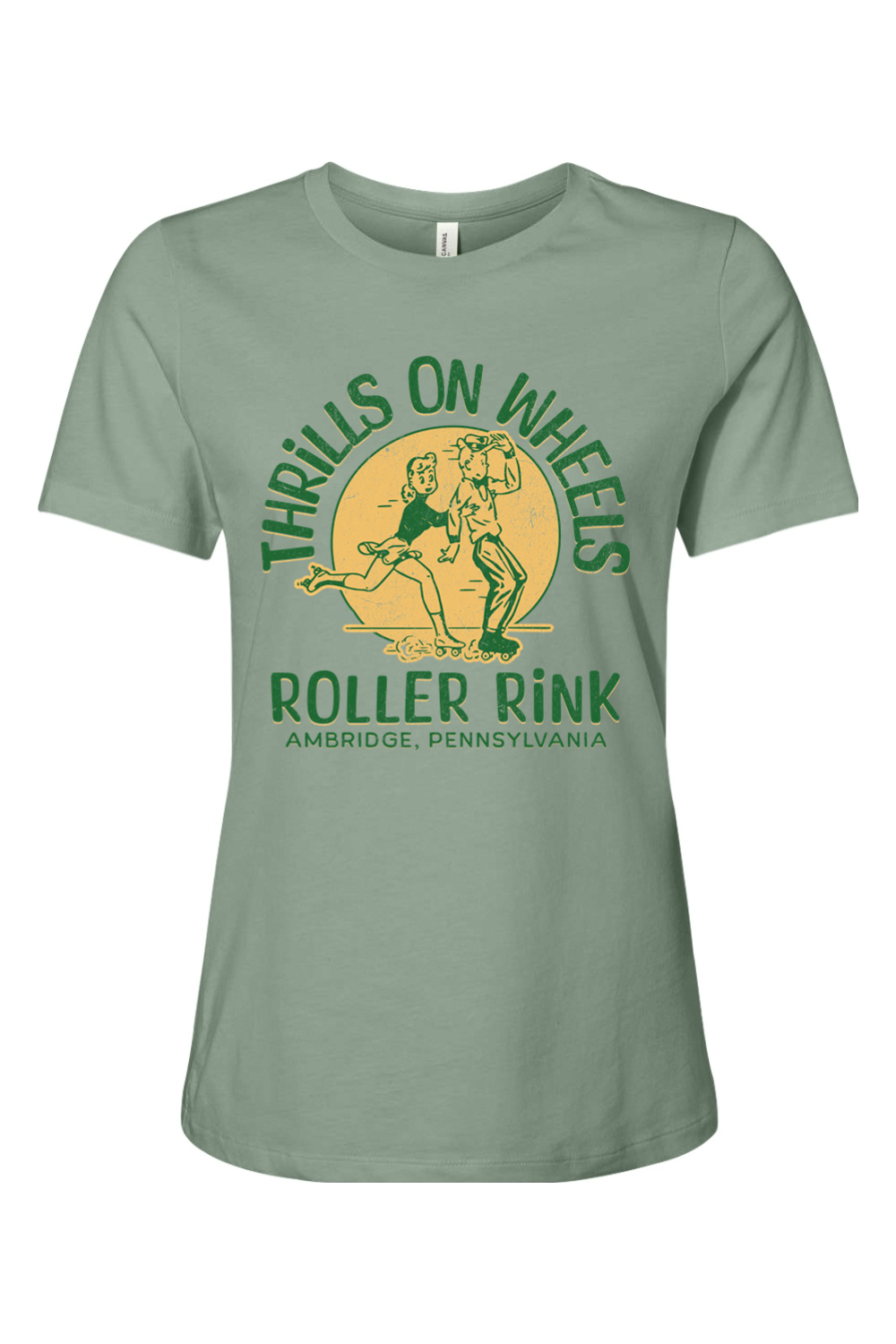 Thrills on Wheels Roller Rink - Ambridge, PA - Ladies Tee