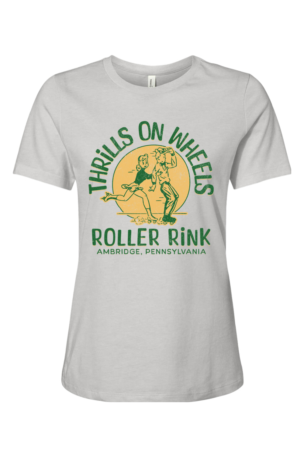 Thrills on Wheels Roller Rink - Ambridge, PA - Ladies Tee