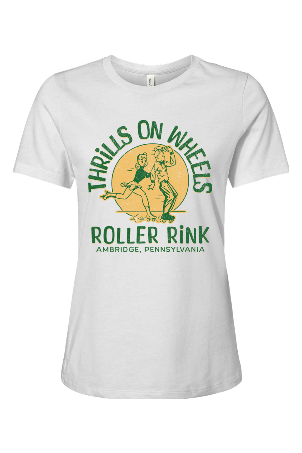 Thrills on Wheels Roller Rink - Ambridge, PA - Ladies Tee