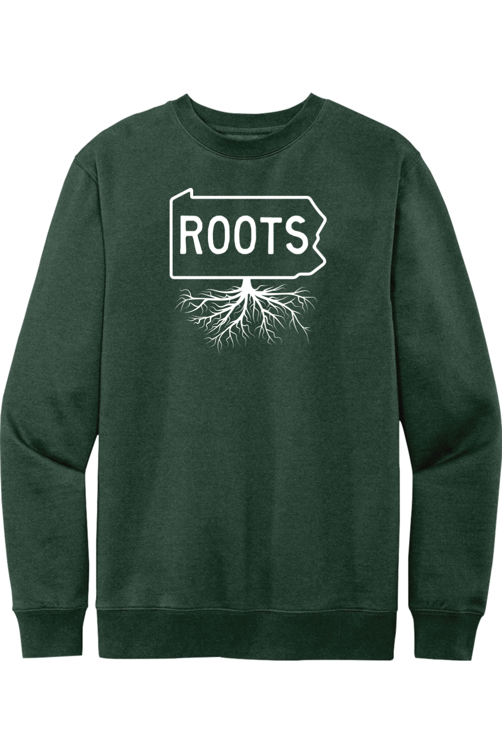 Pennsylvania Roots - Fleece Crewneck Sweatshirt - Yinzylvania